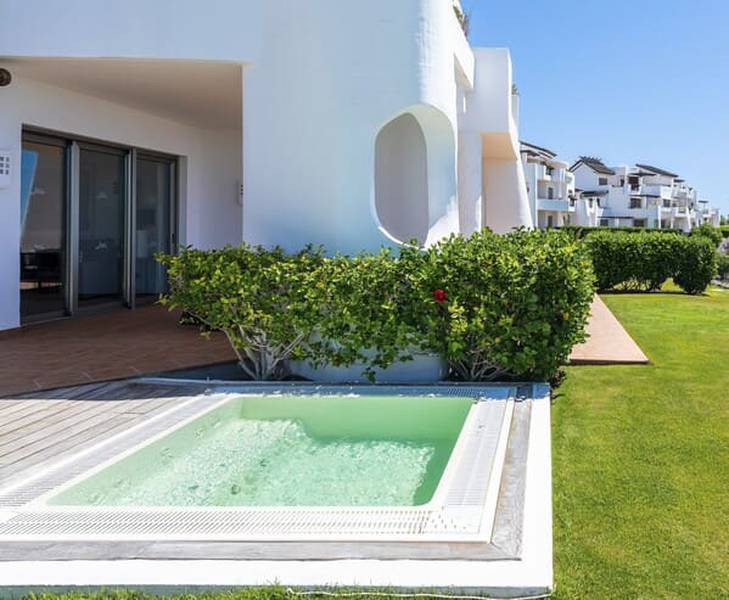 2 bedroom suite with jacuzzi and partial ocean views Las Terrazas de Abama Suites Hotel Tenerife