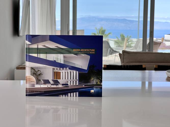 Abama Resort Tenerife on display in a book showcasing its architecture Abama Hotels