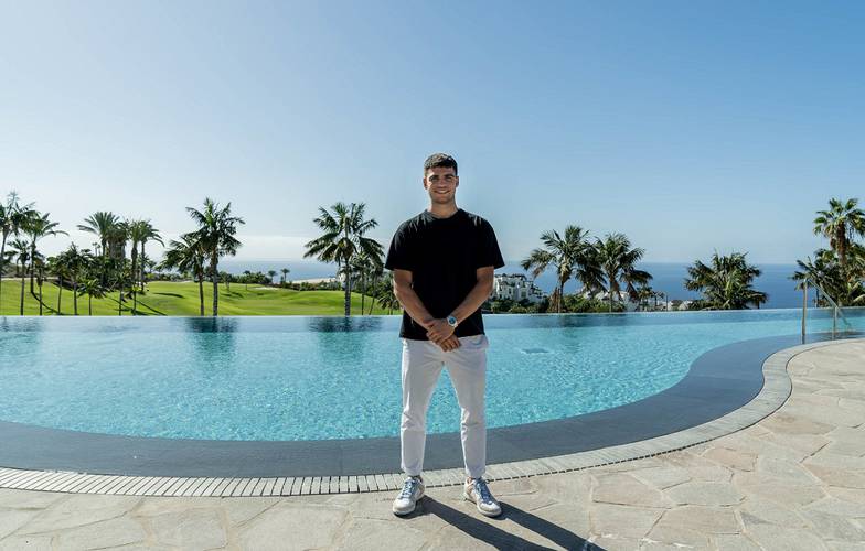 Carlos Alcaraz enjoys a holiday at Abama Resort Tenerife and promises to return next year Abama Hotels