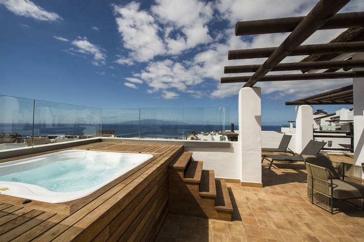 3 bedroom suite with jacuzzi and partial ocean views Las Terrazas de Abama Suites Hotel Tenerife