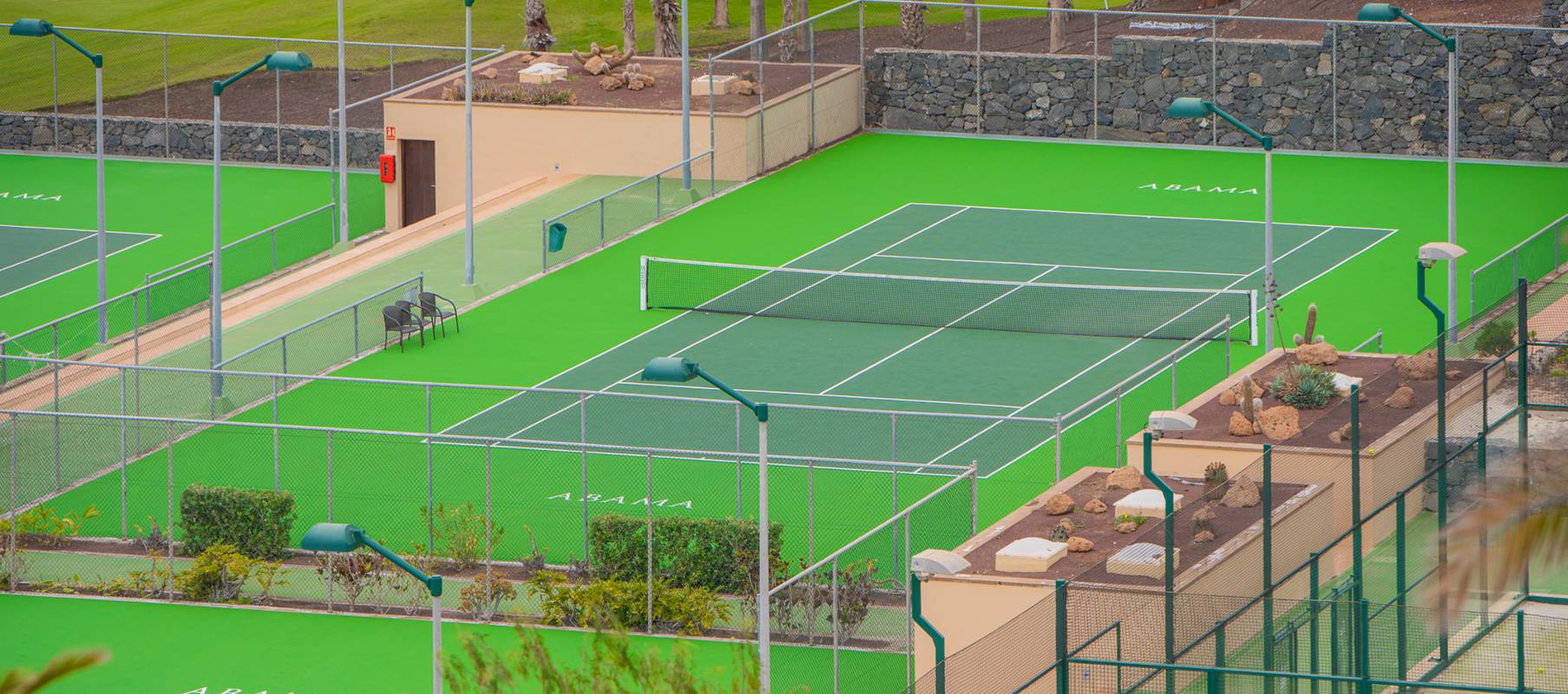 Play tennis and paddle tennis with the Atlantic Ocean as judge Abama Hotels