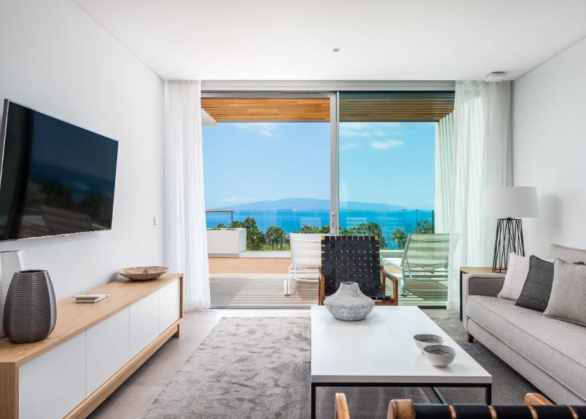 2 bedroom suite with ocean views Hotel Los Jardines de Abama Suites Tenerife