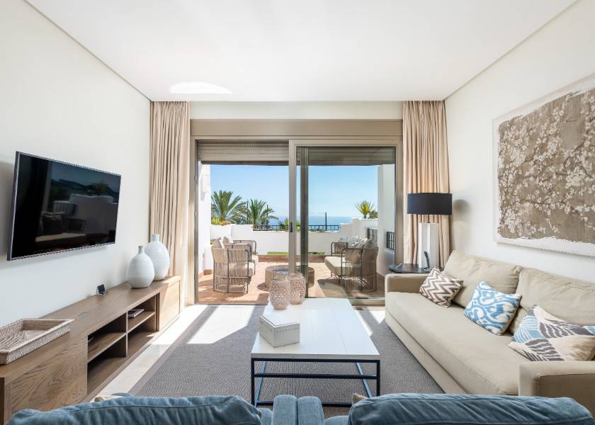 2 bedroom suite with jacuzzi and partial ocean views Las Terrazas de Abama Suites Hotel Tenerife