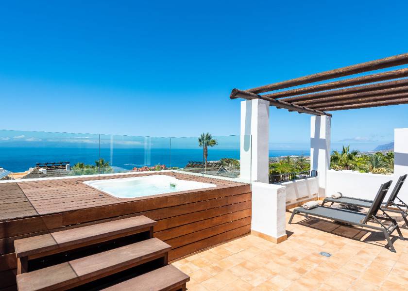 2 bedroom suite with jacuzzi and partial ocean views Las Terrazas de Abama Suites Hotel Tenerife