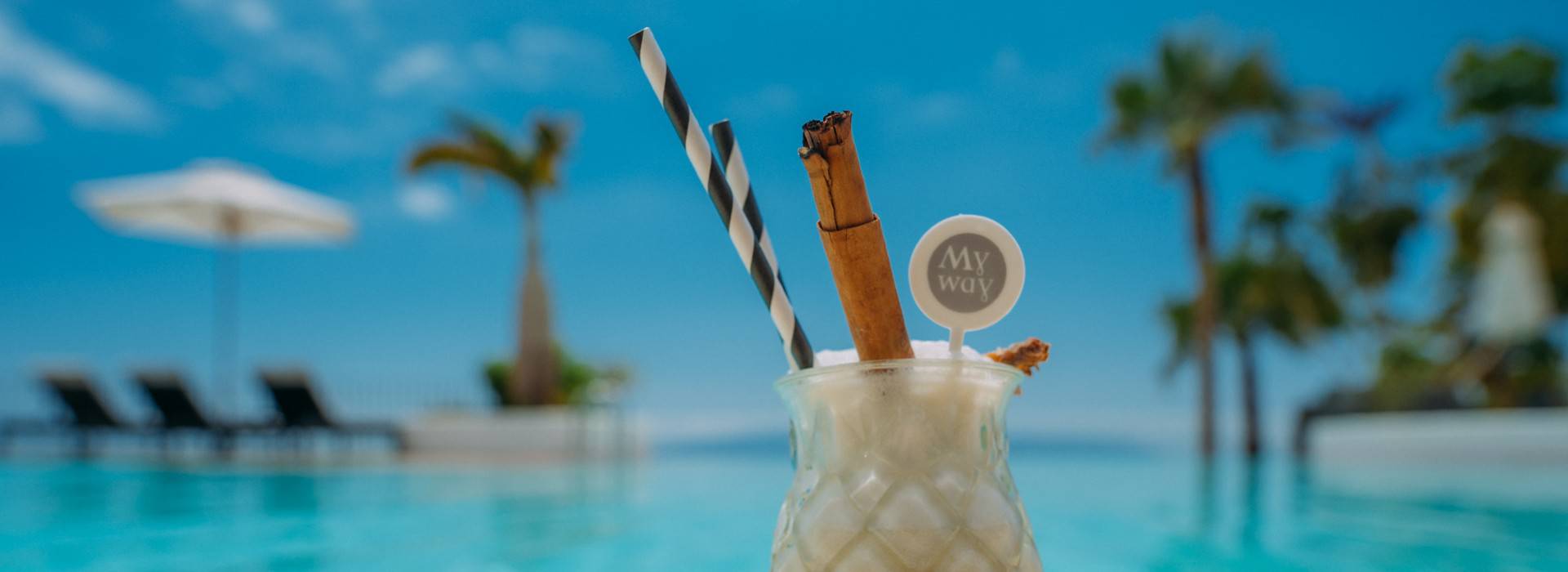 Enjoy a snack and a cocktail without leaving your hammock Abama Hotels