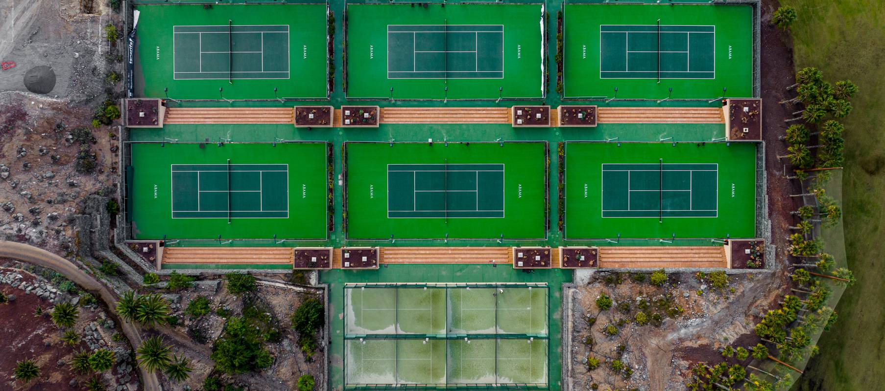 Play tennis and paddle tennis with the Atlantic Ocean as judge Abama Hotels