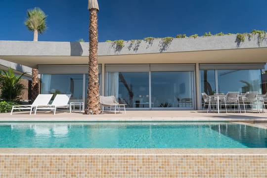 Villa del tenis mit 3 schlafzimmer mit frontalem blick auf den ozean Hotel Los Jardines de Abama Suites Teneriffa