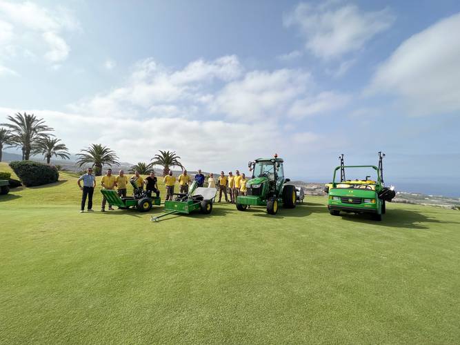 Abama Golf updates machinery to optimise course maintenance Abama Hotels