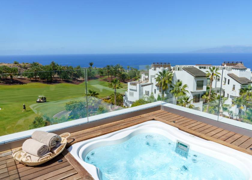 2 bedroom suite with jacuzzi and partial ocean views Las Terrazas de Abama Suites Hotel Tenerife